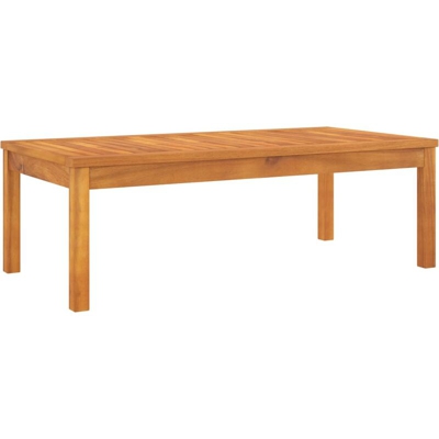 YOUTHUP Tavolino da Caffè 100x50x33 cm in Legno Massello di Acacia - Marrone