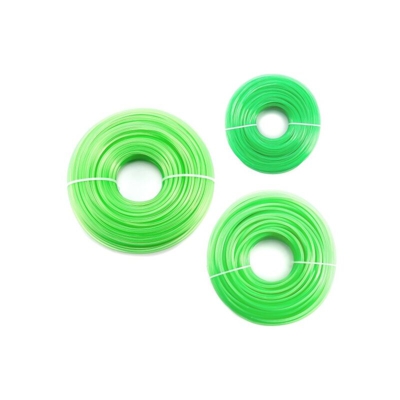 Tradeshop - FILO DECESPUGLIATORE IN NYLON BOBINA RINFORZATA TONDO Ø 3.0MM X 20 METRI VERDE