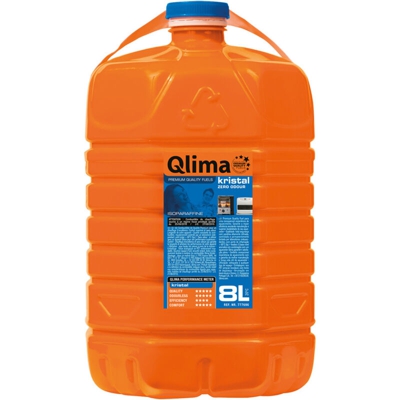 Combustibile liquido inodore universale 8lt Zibro Kristal by per stufe - Qlima