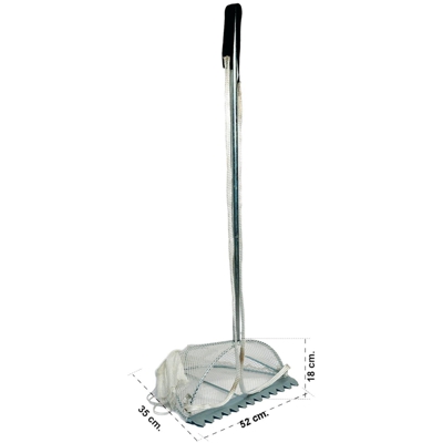 Tellinaro grande zincato cm 52x18x35 rete in nylon