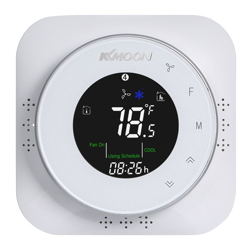 Asupermall - Termostato programmabile di riscaldamento / raffreddamento KKmoon WiFi Regolatore di temperatura AC / DC 24V con connessione WiFi precio