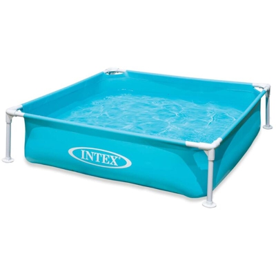 Intex Piscina Mini Frame 122x122x30 cm 57173NP - Blu