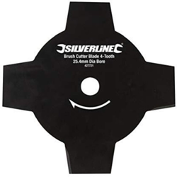Silverline Lama a disco 4 denti per decespugliatori Alesaggio di 25, 4mm precio