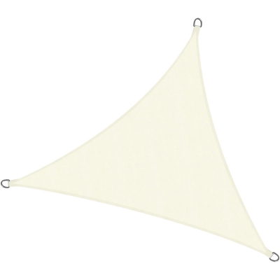 Sol Royal Tenda a vela parasole e ombreggiante SolVision ~ speciale rivestimento idrofugo Crema, 300x300x300 cm