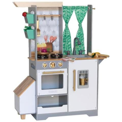 Cucina Per Bambini In Legno Da Giardino Con Terrazza Con Accessori, Suono E Luce en oferta