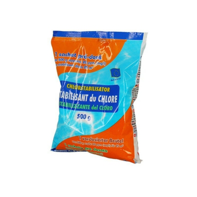 Stabilizzatore di cloro MAREVA ecodose polvere per piscina - 500g - 020019U