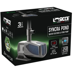 Pompa syncra pond 1.0 950 litri/h pompa per laghetto características