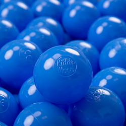 KiddyMoon 100 ? 7CM Palline Morbide Colorate Per Piscina Bambini Fatto In EU, Blu - blu características
