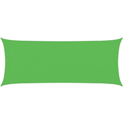 Vela Parasole 160 g/m² Verde Chiaro 2x4,5 m in HDPE - Verde - Vidaxl