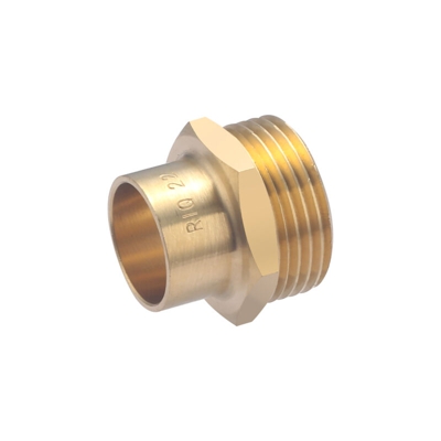 Nipplo in ferro/rame, maschio, ø22, M26x34 - Noyon&thiebault