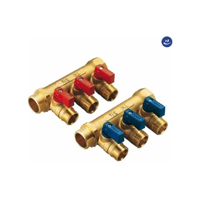 Tiemme Raccorderia - Collettore Lineare Nino per Sanitari 3/4' a 4 Vie ART.1820016