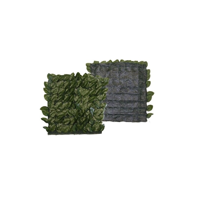SIEPE ARTIFICIALE FOGLIE DI LAURO CON RETE mt 1,5 x 3