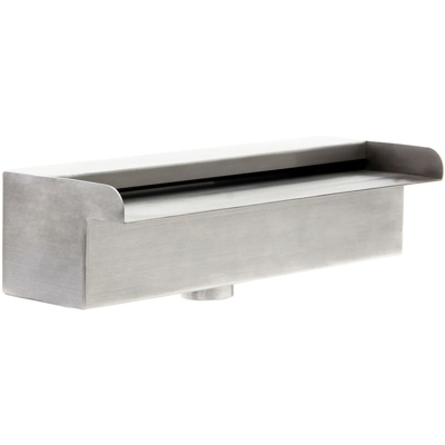 Gioco d'acqua a cascata in acciaio inossidabile 30 cm piscina laghetto