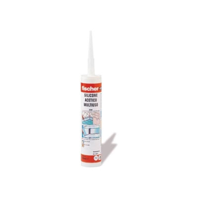 SILICONE ACETICO UNIVERSALE TRASPARENTE 280ml