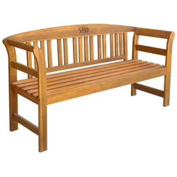 Panchina da Giardino 157 cm in Legno Massello d'Acacia características