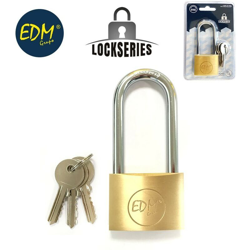 Lucchetto in ottone con fiocco lungo 40x65mm en oferta