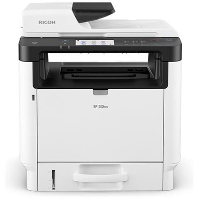 Stampante Multifunzione SP 330SFN Laser B / N Stampa Copia Scansione Fax A4 32 ppm Ethernet USB
