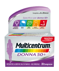 MULTICENTRUM DONNA 50+ 60 COMPRESSE características