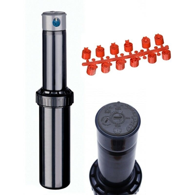 Irrigatore pop-up dinamico a turbina 3/4" SUPER PRO con set ugelli