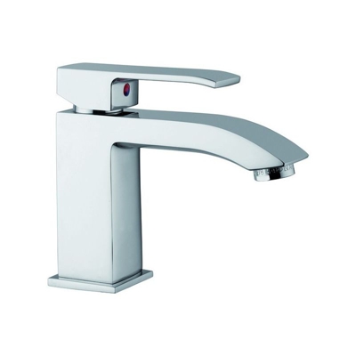 Level miscelatore lavabo con scarico automatico cromato