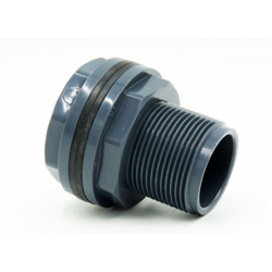 ø32 mm o 1 1/4', boccola a muro in PVC per tubo, filettatura 1 1/4', acquaponica, idroponica, acquacoltura. precio