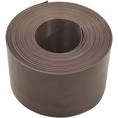 vidaXL Bordatura da Giardino Marrone 10 m 15 cm in PE - Marrone