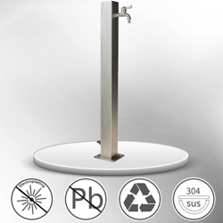 rubinetto 95CM in acciaio inox colonna d'acqua in acciaio inox rubinetto fontana da giardino ? - Melko precio