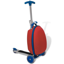 vidaXL Monopattino con Borsa Rigida per Bambini Rosso - Rosso en oferta