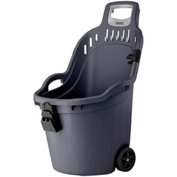 Stefanplast Carriola da Giardino Helpy in Materiale Plastico Color Antracite 50 Lt Max 60Kg di Portata en oferta