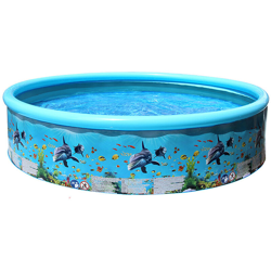 Piscina gonfiabile Stagno rotondo Vasca da bagno Adulto Bambino Giochi d'acqua 125x30cm características