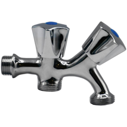 RUBINETTO ATTACCO LAVATRICE E LAVASTOVIGLIE manopole abs características