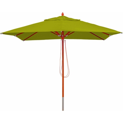 Ombrellone parasole HWC-C57 quadrato 3x3m verde chiaro