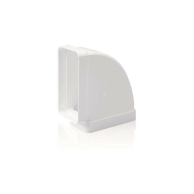 Gomito Retto. Orizz. Tubo Di Estrazione In Pvc 90º 110X55Mm.