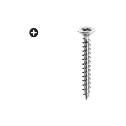 20 VITI PER LEGNO TRUCIOLATO, TESTA PIANA SVASATA CON IMPRONTA A CROCE - ACCIAIO INOX 3,0X30MM - Oreca características