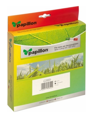 Filo nylon per decespugliatore 100 mt : 2,4 mm Profilo: Tondo Papillon