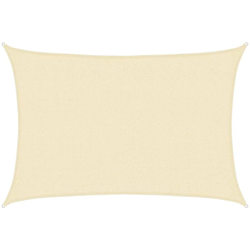 vidaXL Vela Parasole 160 g/m² Crema 2,5x3,5 m in HDPE - crema precio
