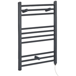 Hudson Reed Artle Scaldasalviette Elettrico Piatto di Design Verticale - Termoarredo Bagno a Scaletta Moderno - Acciaio Antracite - 400W - 800 x 600mm características