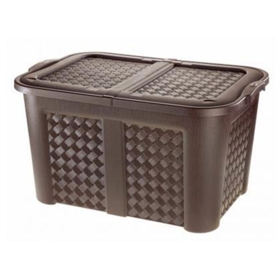 Bighouse It - BAULE ARIANNA +COP. CM.79X55X44h LT.130 WENGE`