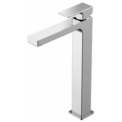 Miscelatore lavabo tipo alto in ottone Gattoni Kubik 2584/25CO | Cromo - Senza piletta di scarico