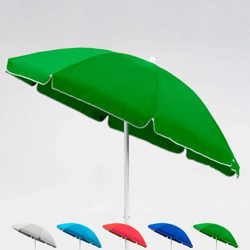 Ombrellone mare spiaggia 200cm giardino Capri | Verde en oferta