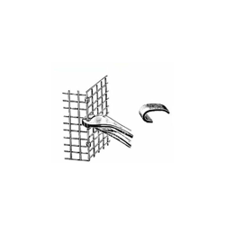 Ganci Zincati Per Legatura Rete Giunzione Reti Gabbie Mm 7X21X1 Kg 1 (14745) precio