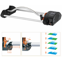 Compact-18 super metal claber 8744 irrigatore oscillante precio