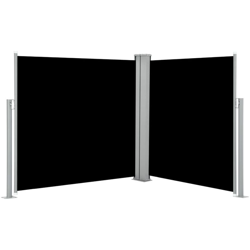 Tenda da Sole Laterale Retrattile Nera 100x600 cm en oferta