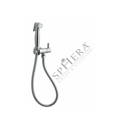 Set idroscopino tondo con doccia completo di rubinetto e flessibile da cm. 120 col. cromo marca SPHERA precio