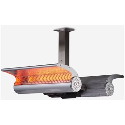 Stufette a infrarossi con staffa riscaldatori interno esterno Twin Lys