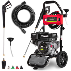 Greencut - Idropulitrice JET260X con motore a benzina 208cc a 4 tempi da 8 cv. tubo da 10 m. 5 diversi ugelli a pressione características