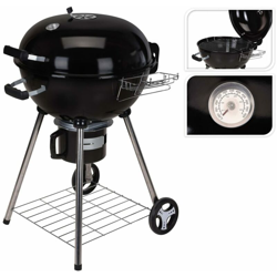 ProGarden Barbecue a Griglia con Bollitore 68 x 57 x 99 cm - Nero precio