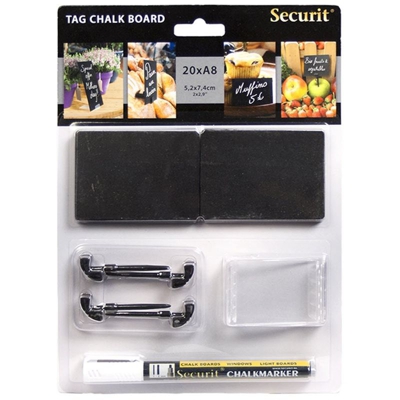 SET DI 20 LASTRE FORMATO 5,2x7,4 cm (A8) NERE - Vermes