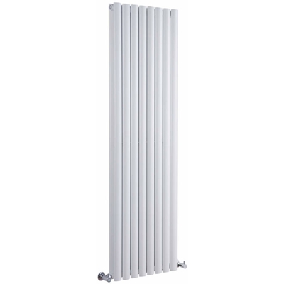 Hudson Reed Revive Radiatore Termoarredo di Design Verticale Moderno - Termosifone con Finitura Bianca - Design a Colonna - 1600 x 354 x 78mm - 1228W