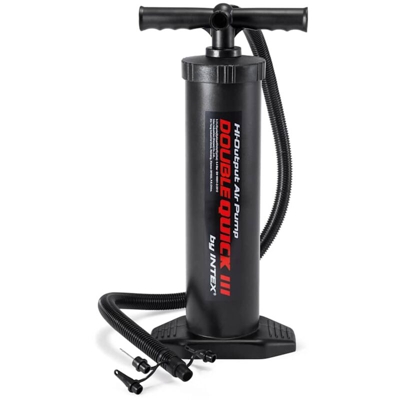 Intex Pompa a Mano Double Quick III 68615 - Nero
